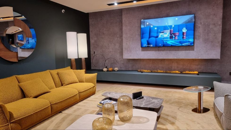 Perete accent în living. Idei pentru inspirație de la designer-ul Olga Zelinschi