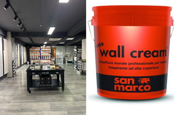 Wall Cream San Marco – vopsea lavabilă profesională