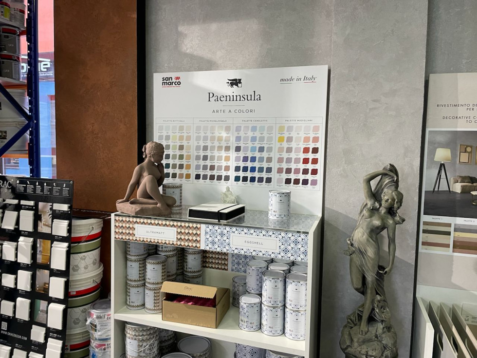 Paeninsula de la San Marco – vopsea decorativă pentru interioare elegante și moderne
